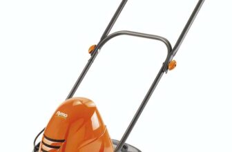 Flymo Turbo Lite 270 Electric Hover Lawn Mower, 1400W, 27cm Cutting Width