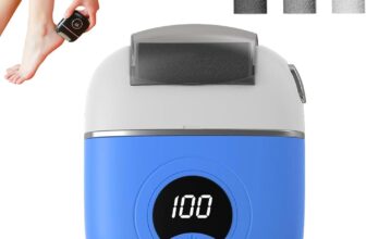 Foot Repair and Grinding Device, Electric Foot Grinder Electronic Foot File with 3 Roller USB Rechargeable Digital Display Foot Adjustable Grinding Head Face (B)