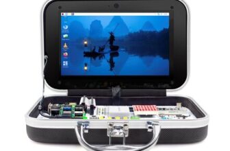 For Raspberry Pi 5 8GB Kit, ELECROW CrowPi Advanced Kit Monitor