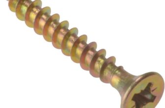 ForgeFix Multi-Purpose Single Thread Screws 3.5 x 35mm Zinc Yellow Passivated Box of 200