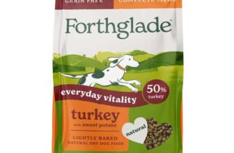 Forthglade Dry Dog Food, Lightly Baked, (2kg), Hypoallergenic and Grain Free Dog Food, Adult 1 Year , Turkey With Sweet Potato – £6.58 S&S