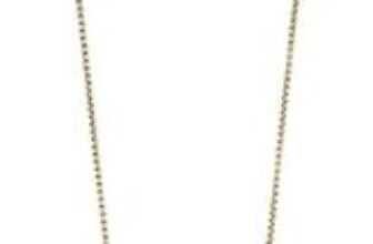 Fossil Womens gold tone Stainless Steel with lobster clasp closure Round pendant necklace