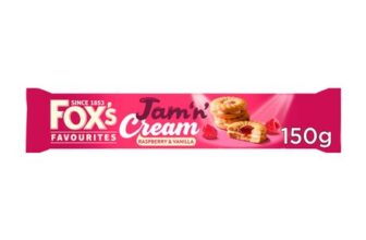 Foxs Jam Sandwich Cream Biscuit 150G