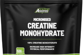 Freak Athletics Creatine Monohydrate Powder 150g (44 Servings Unflavoured) 100% Micronised Creatine Powder