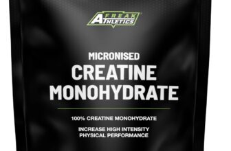 Freak Athletics Creatine Monohydrate Powder 500g (142 Servings Unflavoured) 100% Micronised Creatine Powder