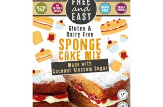 Free and Easy Sponge Cake Mix, 350g – Versatile, Organic, Vegan & Gluten-Free