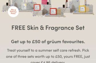 Free skincare set worth £50 via Martin Lewis link. Just pay delivery