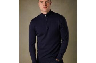 French Connection 1/2 Zip Knitted Jumper
