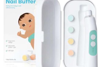 Frida Baby Electric Nail Trimmer, Safe & Easy Electric Nail File, Baby Nail Clipper Kit