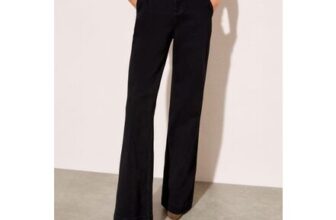 Friends like These Washed Black Pocket Tailored Wide Leg Jeans