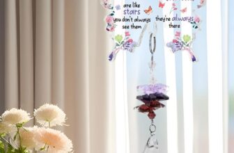 Friendship Gifts for Women, Butterfly Crystal Suncatcher with Box, Christmas keepsake Gift for Friends, Besties, Female, Birthday, Anniversary, Graduation Presents, Car Accessory, Decor