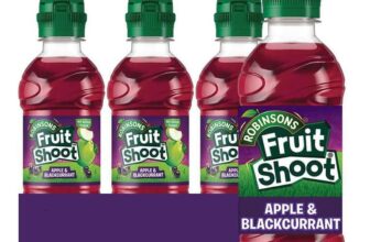 Fruit Shoot Fruit Juice, No Added Sugar, Apple & Blackcurrant, 275 ml, Pack of 24