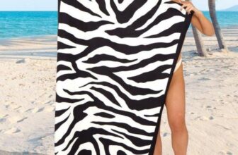 GC GAVENO CAVAILIA Extra Large Beach Towel for Adults – Quick Dry Microfibre Printed Beach Towels – Super Absorbent Beach Towel for Swim (180 x 100 cm) – (1 Piece) Soft, Sand Free,Lightweight – Multi