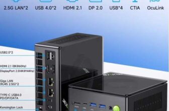 GMKtec K8 Plus Mini PC AMD R7 8845HS 8-core 16-thread DDR5 5600Mhz Win11 Pro Desktop Gaming PC – Sold by GMKtec Mini PC Official Store