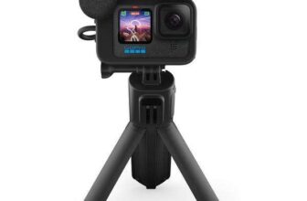 GOPRO HERO12 Black Creator Edition 4K Ultra HD Action Camera ( 27MP / Dual screens / 4K120 /10M water resistance / Volta Battery Grip / LED)