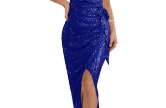 GRACE KARIN Womens Sequin Dress – Royal XL