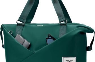 GSG SINCE 1998 Womens Expandable Travel Duffle Bag with Laptop Compartment – Water-Resistant Gym Bag, Weekend & Overnight Bag with Shoe Compartment & Wet Pocket