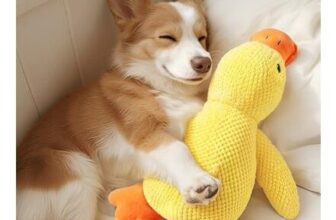 GSrenyu Duck Plush Squeaky Dog Toy – 30cm