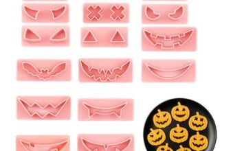 GYTFOG 17 PCS Halloween Pumpkin Cookie Cutter Set