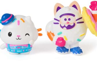 Gabbys Dollhouse: The Movie, Cakey Cat and Cookie Bobby, Toy Figures with 2 Accessories