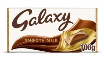Galaxy Smooth Milk Chocolate Bar 100g – £1.21 S&S