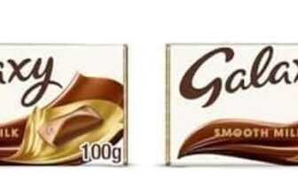 Galaxy Smooth Milk Chocolate Bar 100g (Pack of 2) – S&S £2.43