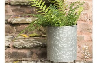 Galvanised Metal Planter on Legs (Large)