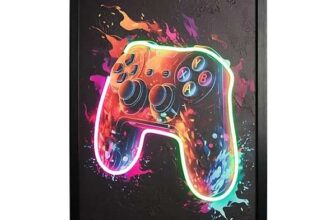 Gaming Neon Matt Multicolour Paint Effect Plug-in LED Wall Light