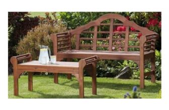 Garden Gear Acacia Lutyens Bench & Coffee Table