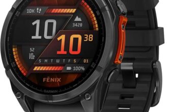 Garmin fēnix 8, 47mm Premium GPS Smartwatch, AMOLED Touchscreen, Slate Grey