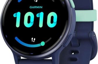 Garmin vívoactive 5 GPS Smartwatch, AMOLED Touchscreen – Navy – Prime exclusive
