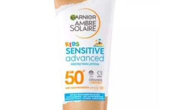 Garnier Ambre Solaire SPF 50 Sensitive Advanced Kids Sun Cream Lotion 175ml