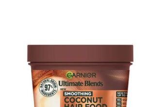 Garnier Hair Food Multi-Use Mask, Smoothing Coconut, up to 48H Anti- Frizz 400ml
