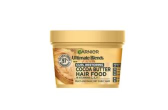Garnier Ultimate Blends Cocoa Butter Hair Food 3-in-1, Vegan