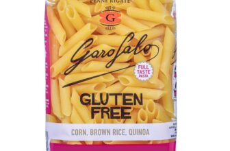 Garofalo Gluten Free Penne Italian Dried Pasta, 400g – Suitable for Coeliac and Vegan diets (£2.14 S&S)