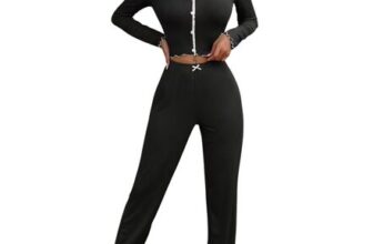 Gatamiau Womens 2-Piece Long Sleeve Pyjama Set