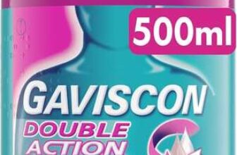 Gaviscon Double Action Aniseed Liquid 500ml – With Voucher