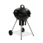George Foreman Charcoal BBQ Kettle Barbecue Portable with Wheels