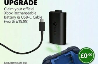 Get a Free Rechargeable Battery & USB-C Cable for Xbox controllers shipped without batteries (after Dec 2025)