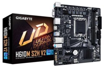 Gigabyte H610M S2H V2 Motherboard – Supports Intel Core 14th CPUs, 411 Hybrid Phases Digital VRM, up to 5600MHz DDR5