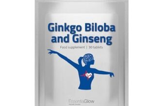 Ginkgo Biloba & Ginseng Vegan Tablets, 1,560mg per Tablet