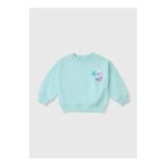 Girls Blue Ghost Spider Sweatshirt
