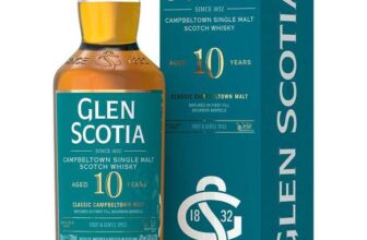 Glen Scotia Aged 10 Years Campbeltown Single Malt Scotch Whisky 70cl