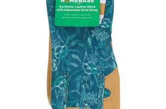 Glove with Adjustable Wrist Strap Teal