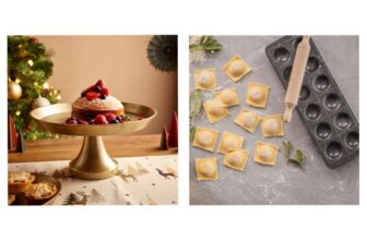 Gold Aluminium Cake Stand / World Gourmet Round Pasta Mold £3.50 – Free Click & Collect only