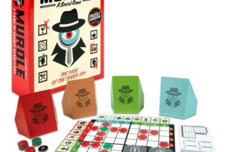 Goliath Games Presents: Murdle – The Board Game Based on the Popular Puzzle Book Clues, Codes, Mystery, Murdle