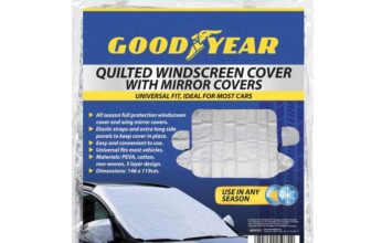 Goodyear Quilted Car Windscreen Cover