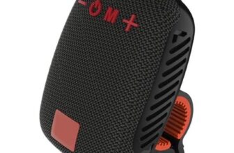 Goshyda Bluetooth Bike Speaker, Dual Pairing, Waterproof, FM Radio