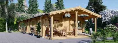 Granny Annexe BOSTON M (4444 mm Insulation), 6×19 m (20×62), 114 m² – UK Mainland