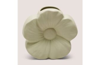 Green Daisy Shape Vase